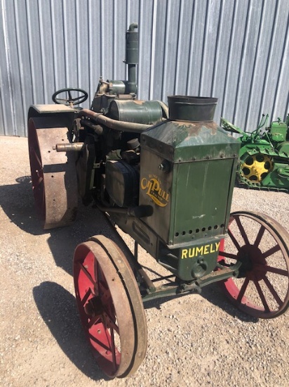 1920's Rumley Oil Pull Tractor