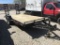 2020 QUALITY 16' TANDEM AXLE EQUIPMENT TRAILER. VIN: 5501D1823LS002869