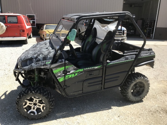 2019 KAWASAKI UTV. MODEL KRF800GKFA. HOURS: 311