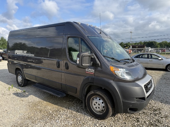 2021 DODGE PROMASTER 3500 VAN. VIN: 3C6MRVJG1ME577169. MILEAGE: 67,117.