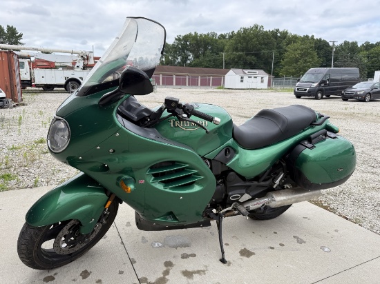 2002 TRIUMPH TROPHY 1200. VIN: SMT361CE62J140089. MILEAGE: 5. ODOMETER DISC
