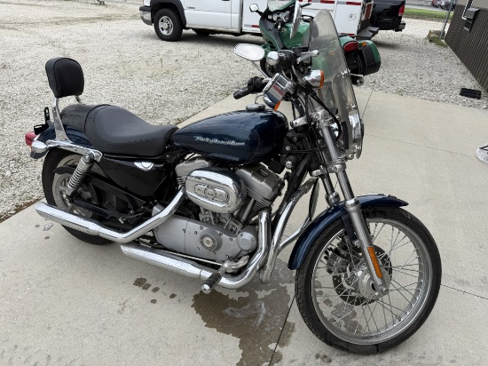2004 HARLEY DAVIDSON SPORTSTER 883. VIN: 1HD4CJM144K404817. MILEAGE: 12,735. ODOMETER DISC