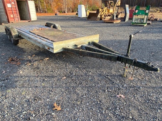 Bumper Pull Flat Bed Trailer