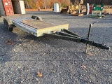 Bumper Pull Flat Bed Trailer