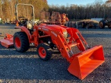 2020 Kubota 3301 Tractor with Loader 4x4