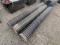 3 Black Driveway Pipes