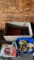 BOX OF SKIL ORINGS AND A DRILL