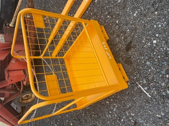 Fork Lift Man Basket Work Platform 4 Pallet Forks