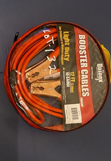 Booster Cable, 12',  10 gauge