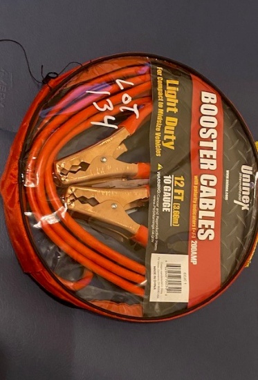 Booster Cable, 12',  10 gauge