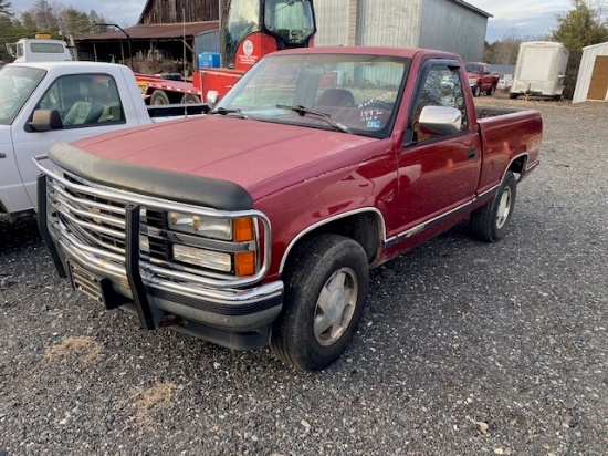 1992 Chevy 1/2 Ton Short Bed 4x4 Pickup