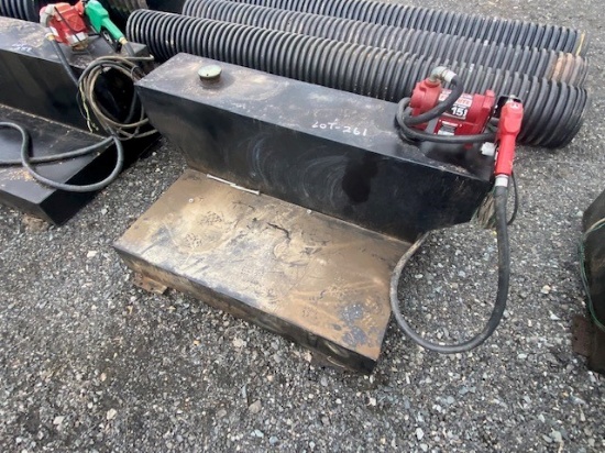 Fuel Tank Black with Pump