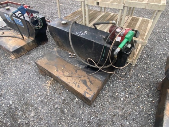 Fuel Tank Black with Pump