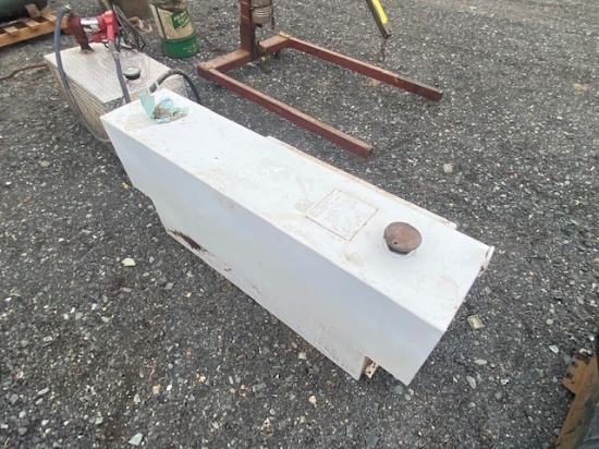 White Fuel Tank No Pump
