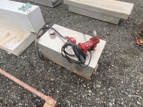 Aluminum Fuel Tank with Pump