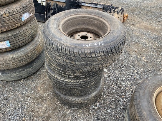 5 TIRES, 1 RIM