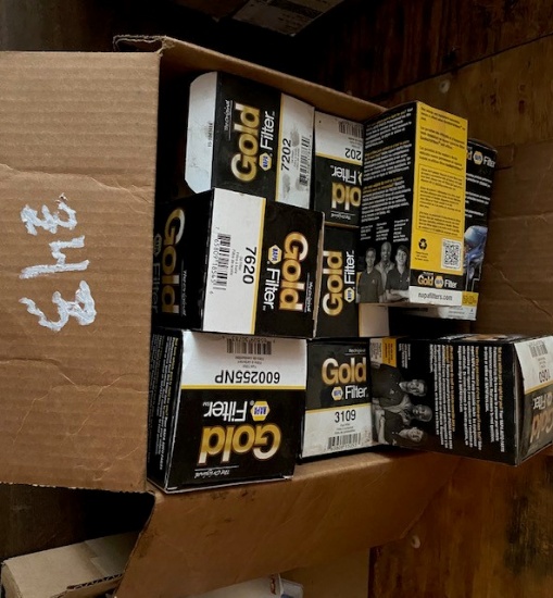 BOX OF FILTERS GOLD BRAND