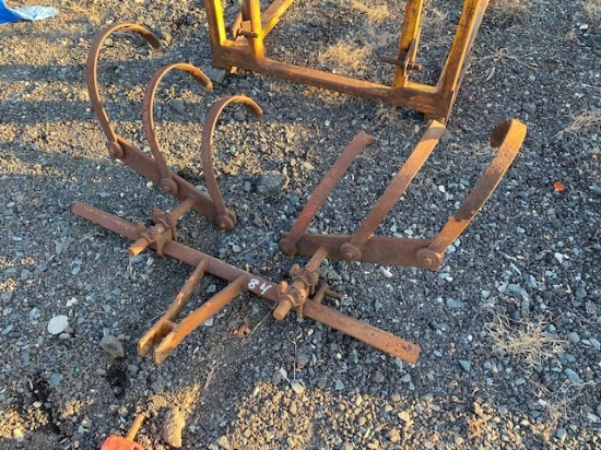 1 ROW ADJUSTABLE CULTIVATOR 3PT HITCH