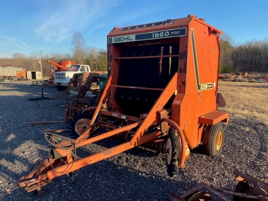 GEHL 1860 HAY ROUND BALER