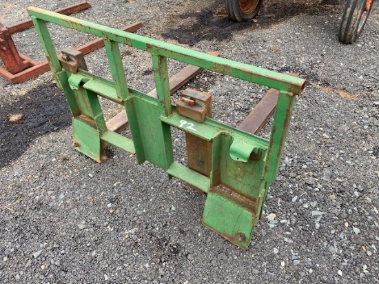 John Deere Loader Forks Quick attach