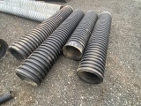 4 Black Driveway Pipes