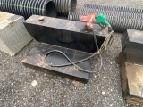 Black Fuel Tank with Pump