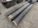3 Black Driveway Pipes