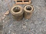 BLACK RUBBER 2 ROLLS
