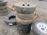 6 DUALLY RIM AND TIRES 235ADR17