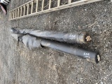 2 ROLLS BLACK GROUND PLASTIC TARP