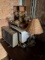 Microwave, Heater, Lamp, and Shelf