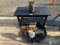 Wooden Table, Game Bag and Owl