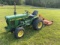 John Deere 650 Tractor and Mower