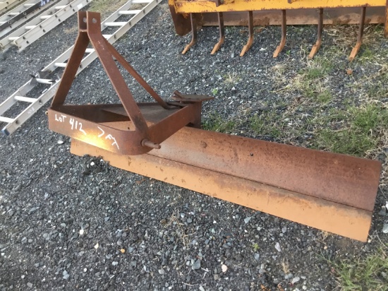 3pt Hitch Scraper Blade 7ft