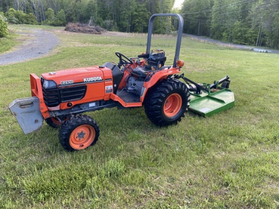 Kubota B2910 Tractor and Bush Hog