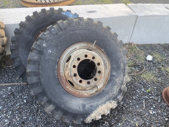 14.00 x 20 Tires and Rims