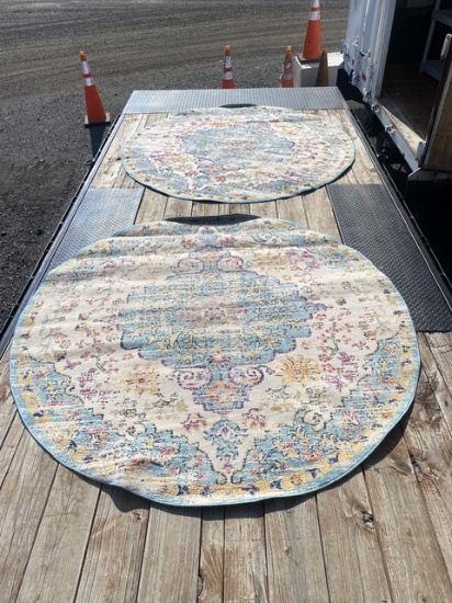 2 Round Rugs