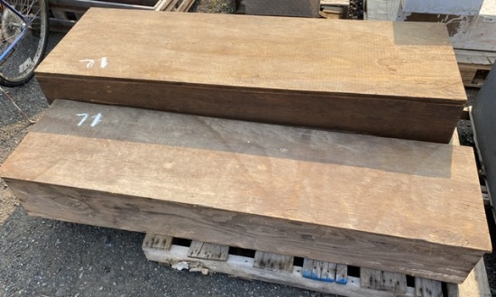 2 Wooden Crates
