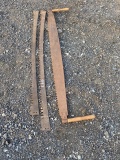 3 Antique Metal Hand Saws