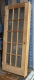 Wood Door with Frame