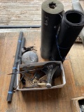 Rolls of Screen, Cast Iron Pot, Weather Vein