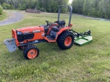 Kubota B2910 Tractor and Bush Hog
