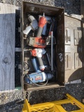 Metal Box with Power Tools