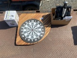 Dart Board and Blender