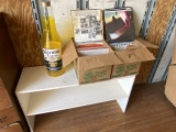 Records and shelf