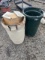 2 Trash Cans and Vents