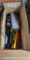 Mower Blades and Box of Misc.