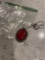 Red Sun Stone Necklace