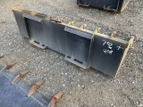 Skid Steer Bucket 72” with Teeth