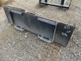 Skid Steer Bucket 68”